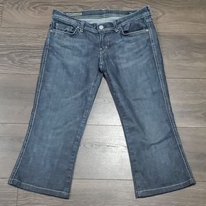 ❤CITIZENS OF HUMANITY INGRID CROP FLARE JEANS, 8